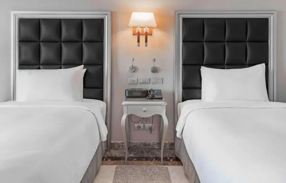 Twin Guest Room with Partial Sea View