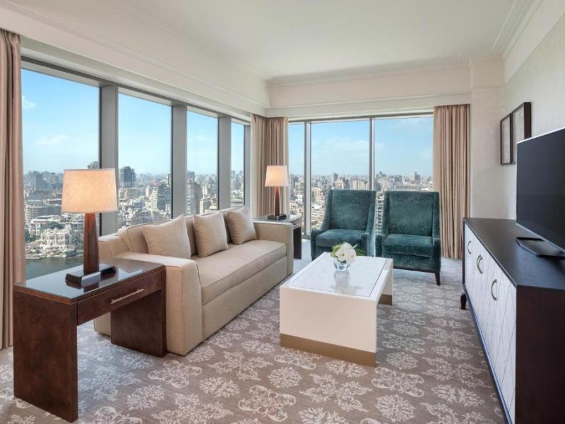 شقة سكاي بغرفتين نوم مطلة على النيل